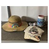 DISNEY WORLD STRAW HAT, NASCAR HAT, DISNEY CRUISE