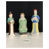 PORCELAIN FIGURINES, 5", MARKED MADE IN JAPAN