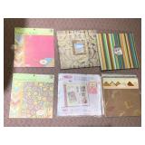 SCRAPBOOK ALBUMS, FULL BOOKS OF SCRAP BOOK PAPER,