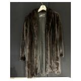 CARL HERRMANN 3/4 LENGTH AUTHENTIC FUR COAT, KEPT