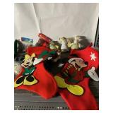 MICKEY MOUSE STOCKINGS, CUTE ORNAMENTS