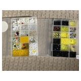 JEWELRY MAKING BEADS IN HOLDER 2 BINS