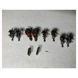 SWORD DISPLAY WALL BRACKETS, TOTAL 5 SETS