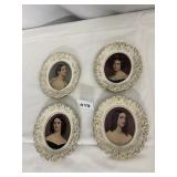 VICTORIAN PICTURES IN DECORATIVE FRAMES
