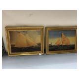 THE CUTTER YACHT MARIA 1857 14.5ï¿½ X 18.5" & THE