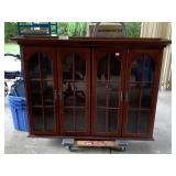 CHERRY 4 DOOR BOOKCASE