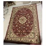 MACHINE MADE RUG RED PRIMARY COLOR 4