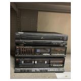 FISHER ELECTRONICS STEREO, DUAL CASSETTE PLAYER