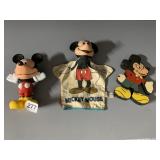 MICKEY PUPPET AND FIGURES