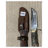 UNCLE HENRY BRASS WITH WOOD DECORATIVE HANDLE