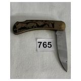 CI 440 STAINLESS KNIFE WILDERNESS SCENE MADE IN