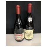 2 BOTTLES OF SEALED PINO NOIR WINE