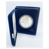 2001 SILVER BULLION AMERICAN EAGLE IN CASE