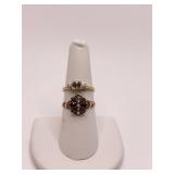 14K SETTING SZ. 6 - 1.9 GRAMS & ANTIQUE RING W/