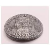 BELT BUCKLE 3 3/4" X 3" NATIONAL FINALS RODEO