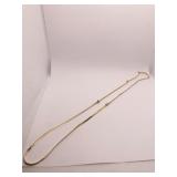 14K GOLD NECKLACE DOES HAVE KINKS 6.9 GRAMS 22"