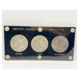 THREE TWENTIETH CENTURY TYPE DOLLARS - MORGAN