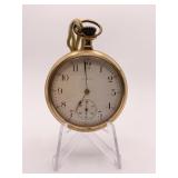 ELGIN GOLD FILLED POCKET WATCH W/ SECONDHAND RUNS