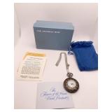 STERLING 20" CHAIN - .85 OZT & WATCH PENDANT THE