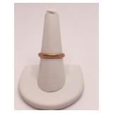 RING SZ. 8.5 - COPPER FINISH METAL RING