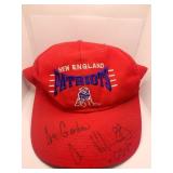 STEVE GORDON AUTOGRAPHED NEW ENGLAND PATRIOTS HAT
