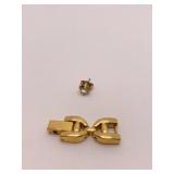 WATCH LINKS, EARRING W/ CZ STONE