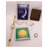 1 CARAT BLUE SAPPHIRE W/ APPRAISAL, THOMAS