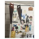 VARIOUS INCLUDING SAWS, SPRAY NOZZLE, XACTO