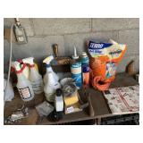 INSECT KILLER, ROPE, WATER BUCKET, ETC.