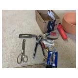 FLOWERPOTS, RIVET GUN, ETC.