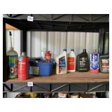 VARIOUS MOTOR OIL, BRAKE FLUID, ACETONE, ETC.