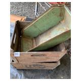 HIRES WOOD & METAL CRATE, OTTO