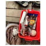 RV WATER FILTER NEW, TWINE, BLANKET, HAND CRANK,