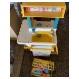FISHER PRICE KITCHEN WITH ACCESSORIES