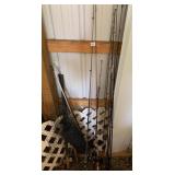 SEVEN ASSORTED FISHING RODS GOOD CONDITION