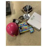 KIDS SOFTBALL HELMET, OBSTACLES GAME, SCALE, ETC.