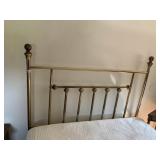 BRASS FINISH HEADBOARD