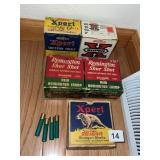 VINTAGE 12GA AMMO AND 4 ROUNDS OF 410 GA ALL FULL