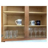 GLASSES, CREAMER, MUGS