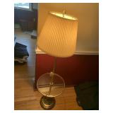 LAMP WITH GLASS STAND BUILT IN