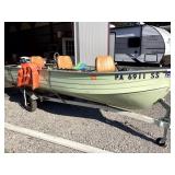 MIRRO CRAFT FISHING BOAT 10 HORSEPOWER EVINRUDE