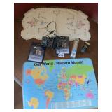 OUR WORLD MAP AND PLACEMAT