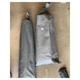 TENT WITH POLES AND TARP FOR GROUND