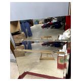 3 MIRRORS ONE IN MIDDLE HAS A SMALL CHIP ON THE