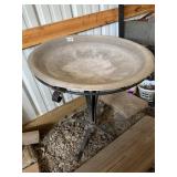 METAL BIRD BATH