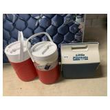 LITTLE COOLER AND THERMOS