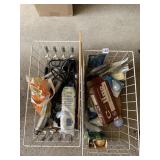 VARIOUS LIGHT BULBS, SWITCH PLATES, CORD, ETC.