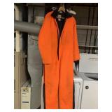 ZERO-ZONE INSULATED ORANGE COVERALL MEN