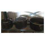 3 POTS 2 WITH LIDS