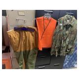 HUNTING VEST, CAMO SHIRT, ETC.